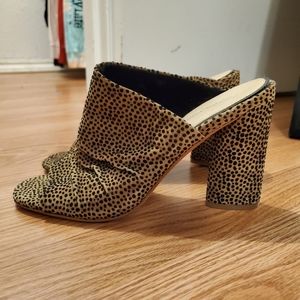 Gianni Bini block heeled mules